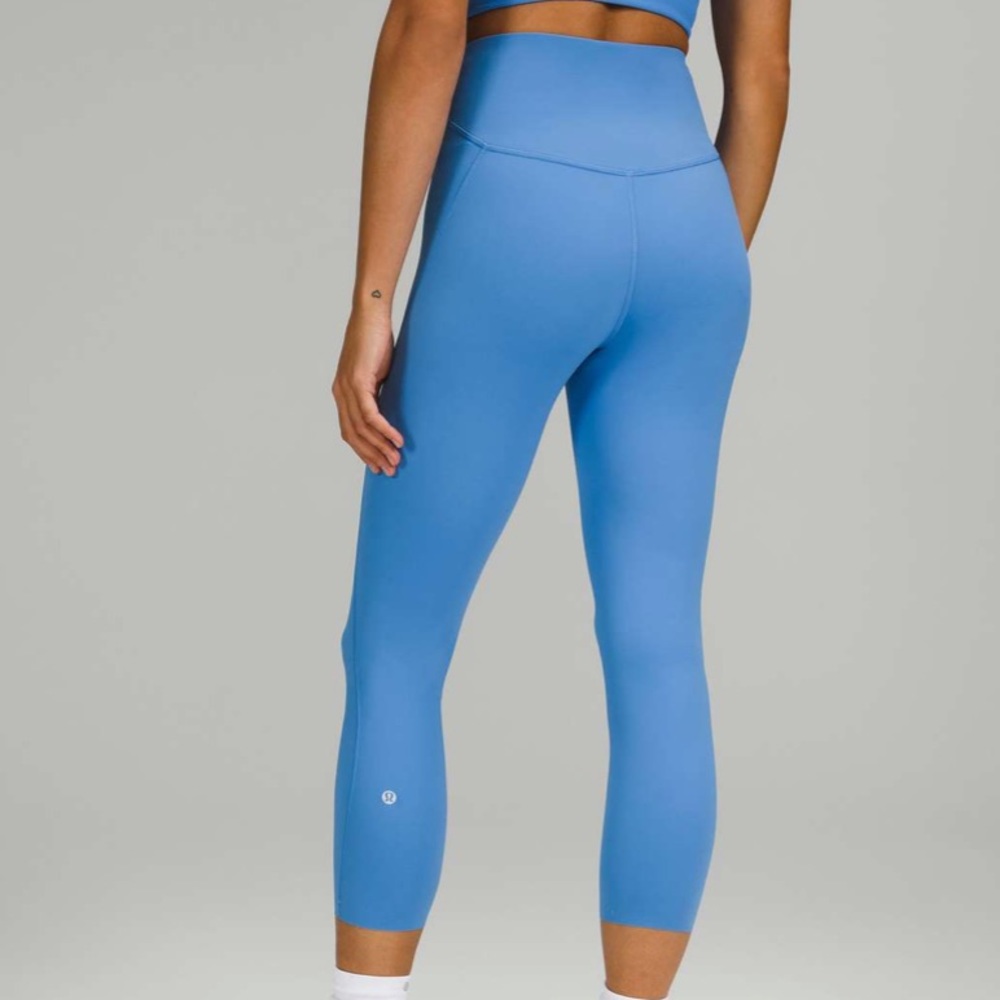 Lululemon Base Pace High-Rise Crop 23" (Blue Nile)